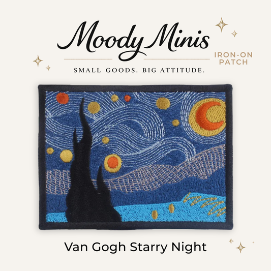 Van Gogh Starry Night Embroidered Patch