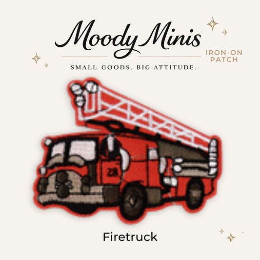 Firetruck Embroidered Patch- RTS