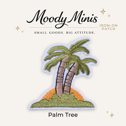 Palm Tree Embroidered Patch- RTS