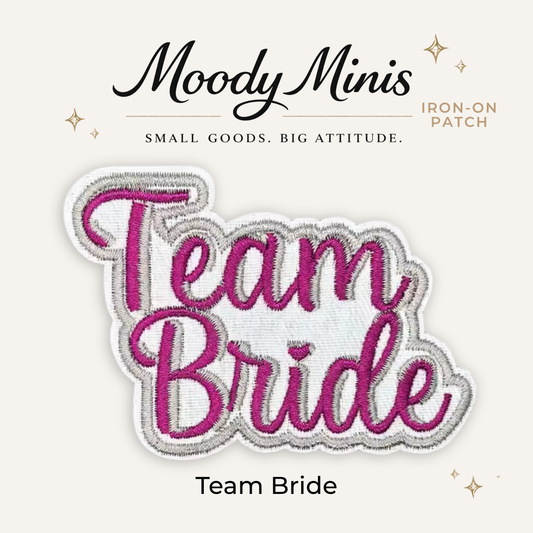 Team Bride Embroidered Patch