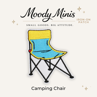 Camping Chair Embroidered Patch