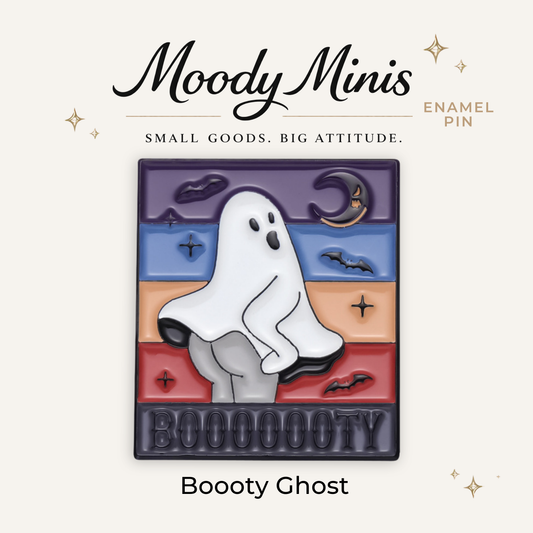 Boooty Ghost Enamel Pin