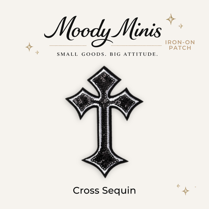 Cross Sequin Patch- RTS