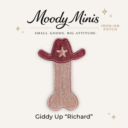 Giddy Up "Richard" Embroidered Patch