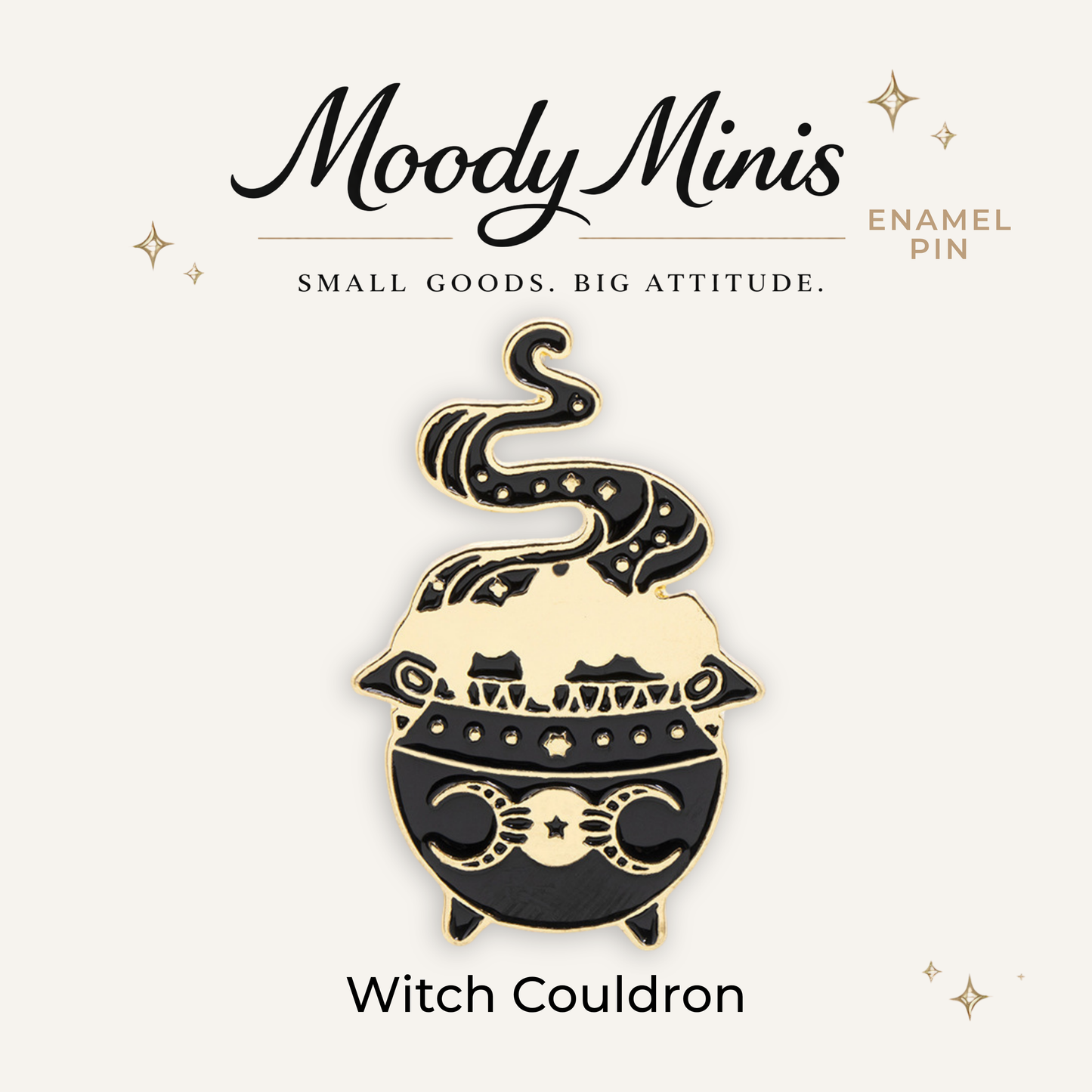 Witch Couldron Enamel Pin