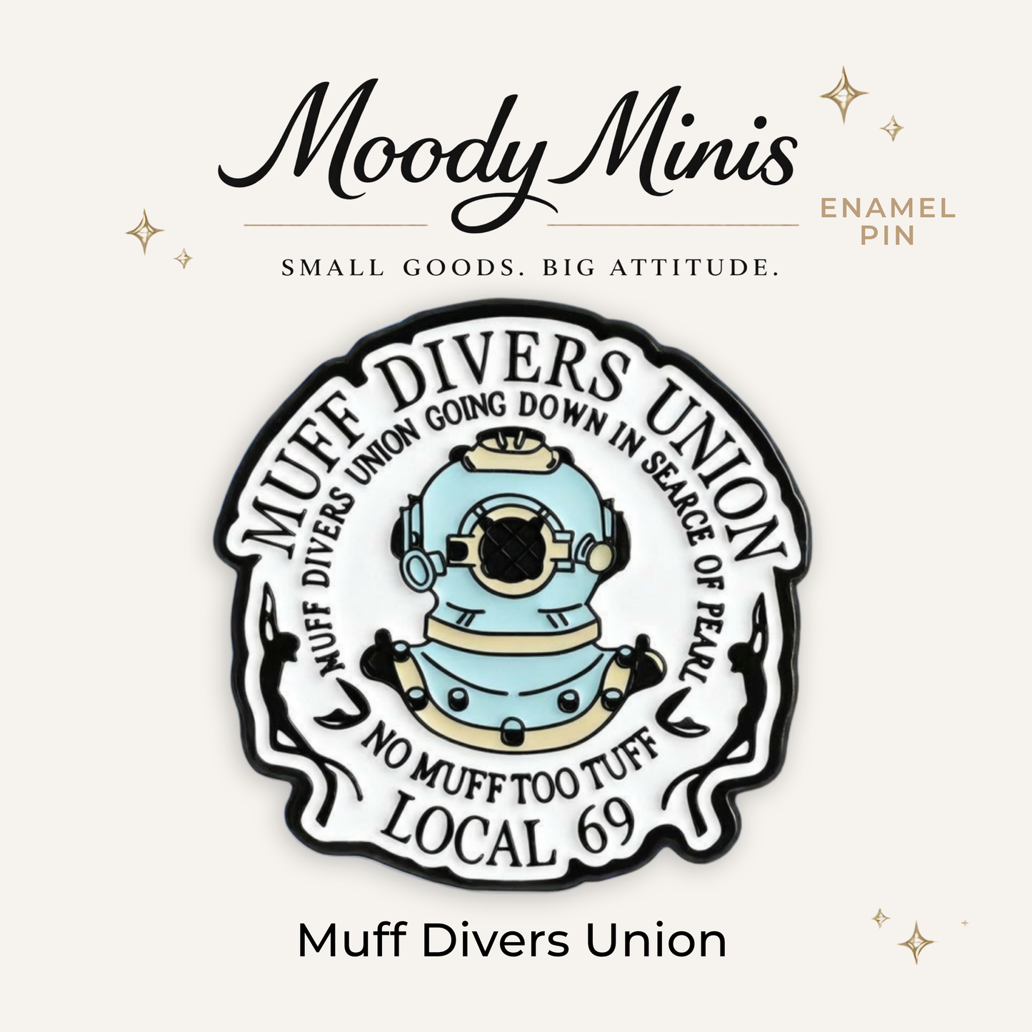 Muff Divers Union Enamel Pin
