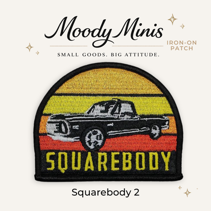 Square Body 2 Embroidered Patch- RTS
