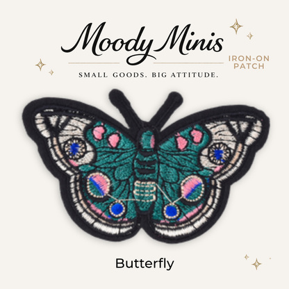 Butterfly Embroidered Patch- RTS