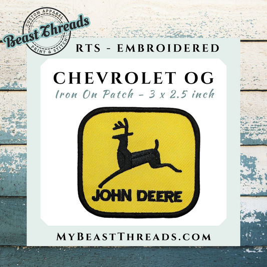 John Deere OG Embroidered Patch- RTS