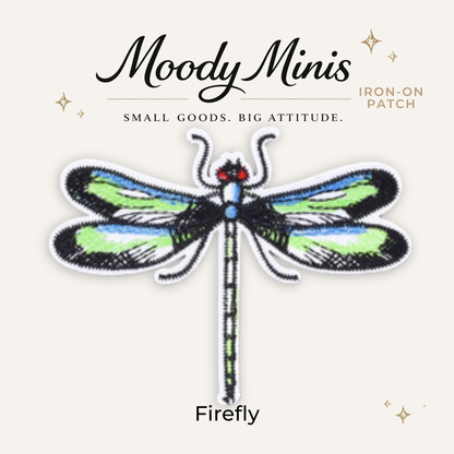 Dragonfly Embroidered Patch- RTS
