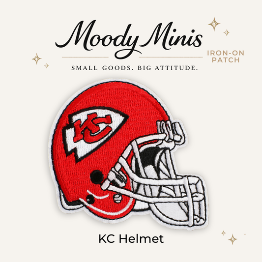 KC Helmet Embroidered Patch- RTS