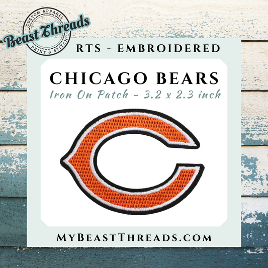 Chicago Bears Embroidered Patch- RTS