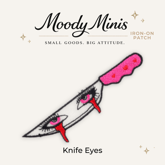 Knife Eyes Embroidered Patch - RTS
