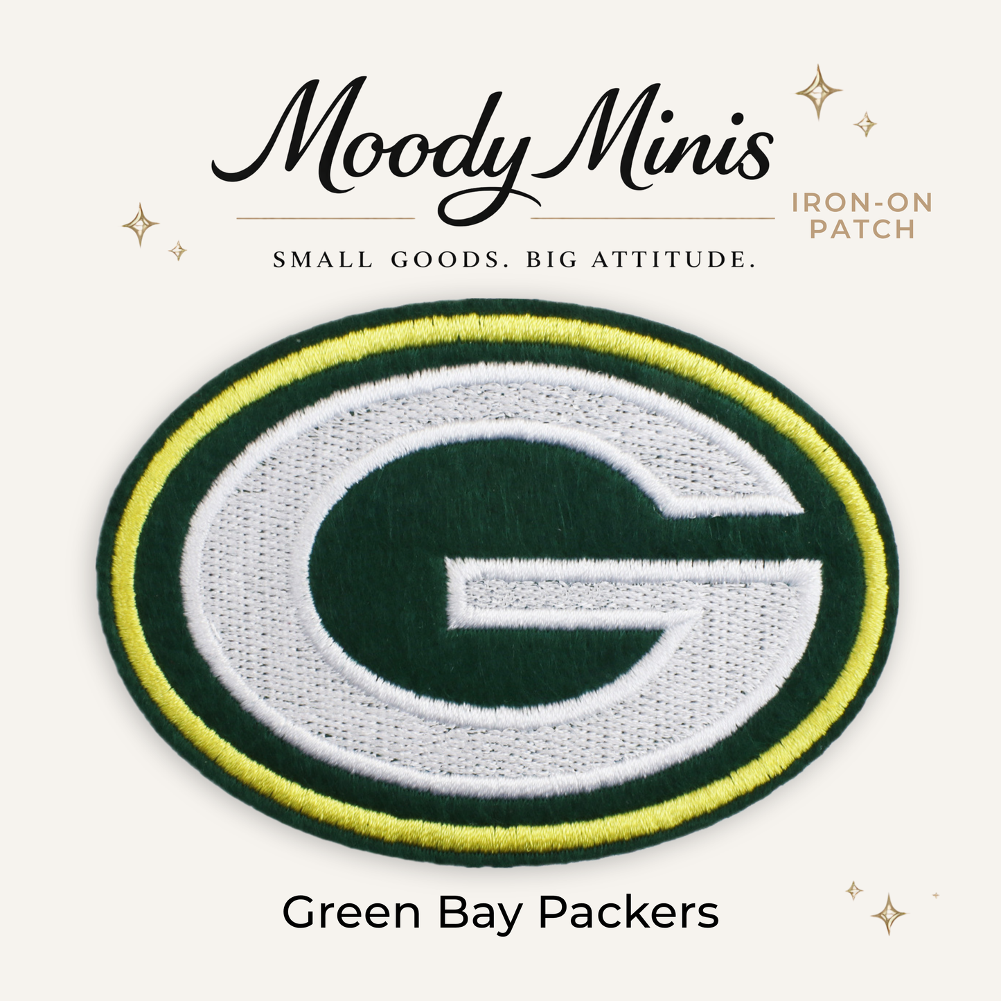 Green Bay Packers Embroidered Patch- RTS
