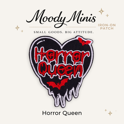 Horror Queen Embroidered Patch