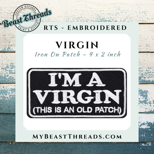 Virgin Embroidered Patch- RTS