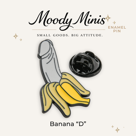 Banana "D" Enamel Pin