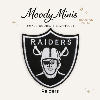 Raiders Embroidered Patch- RTS