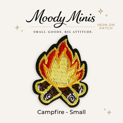 Campfire Small Embroidered Patch