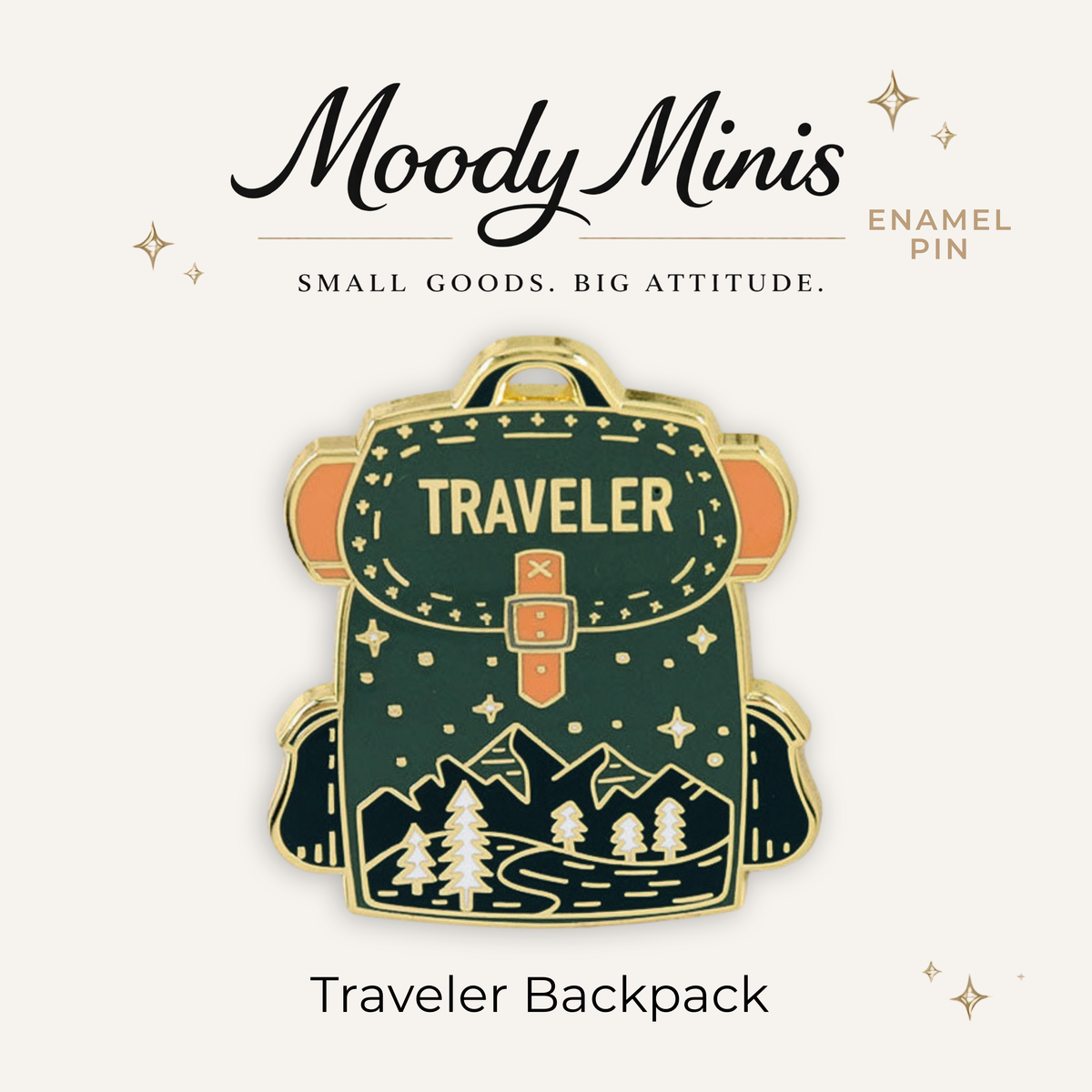 Traveler Backpack Enamel Pin