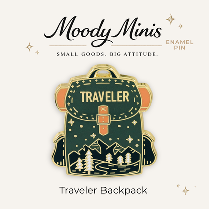 Traveler Backpack Enamel Pin
