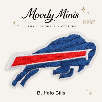 Buffalo Bills Embroidered Patch- RTS
