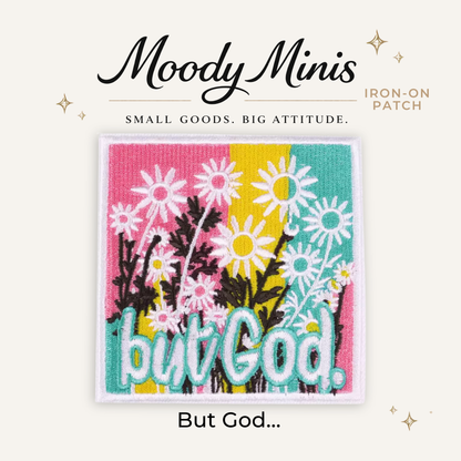 But God Embroidered Patch