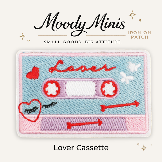 Lover Cassette Embroidered Patch - RTS