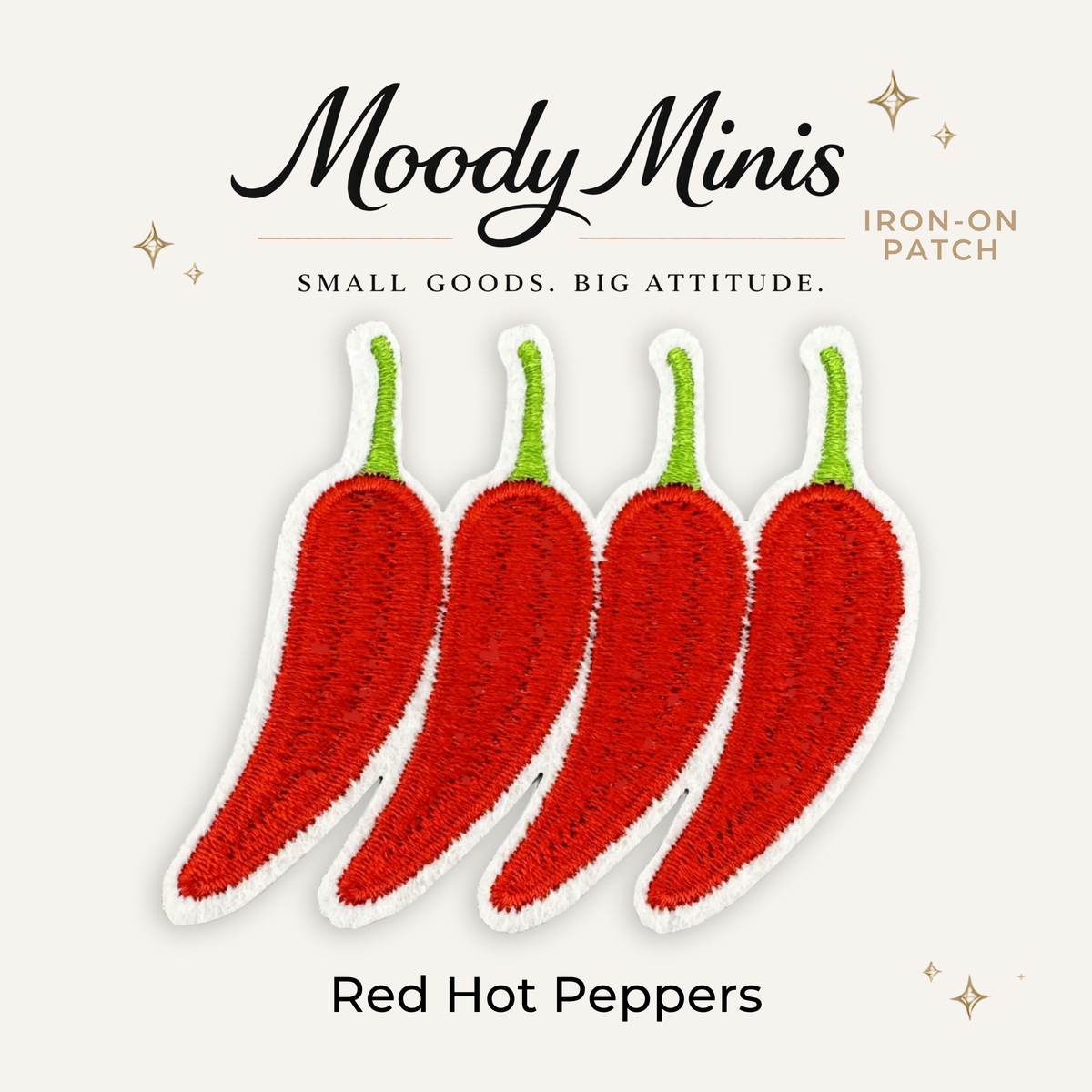 Red Hot Peppers Embroidered Patch