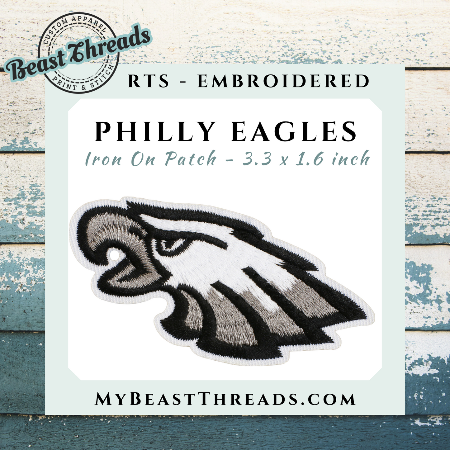 Philly Eagles Embroidered Patch- RTS