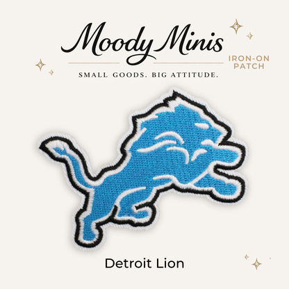 Detroit Lions Embroidered Patch- RTS