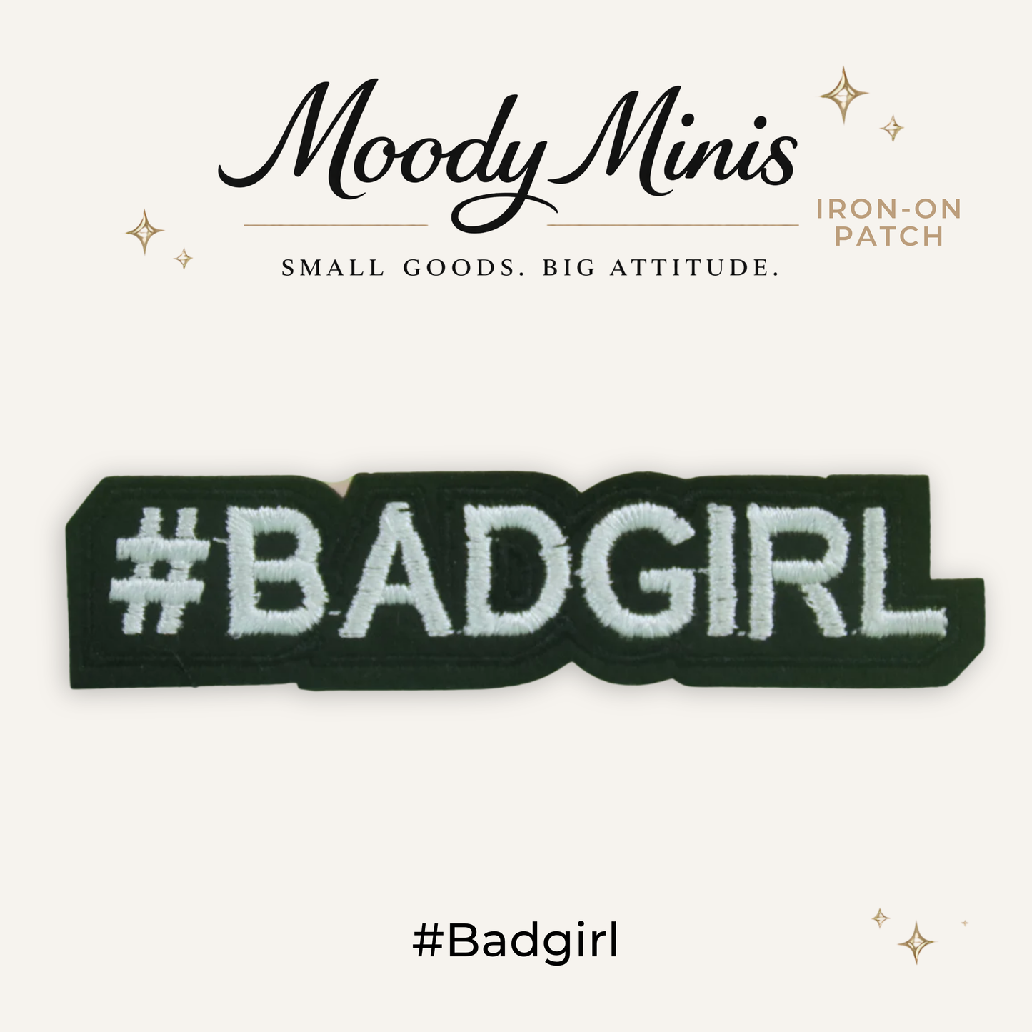 #Badgirl Embroidered Patch