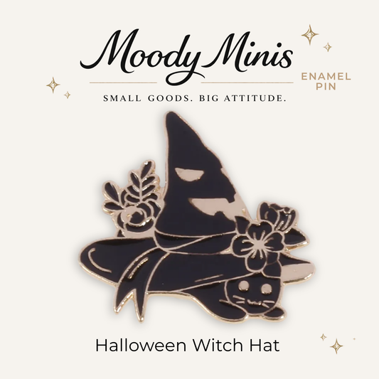 Halloween Witch Hat Enamel Pin