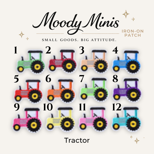 Tractor Embroidered Patch- RTS