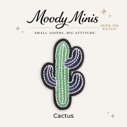 Cactus Embroidered Patch- RTS