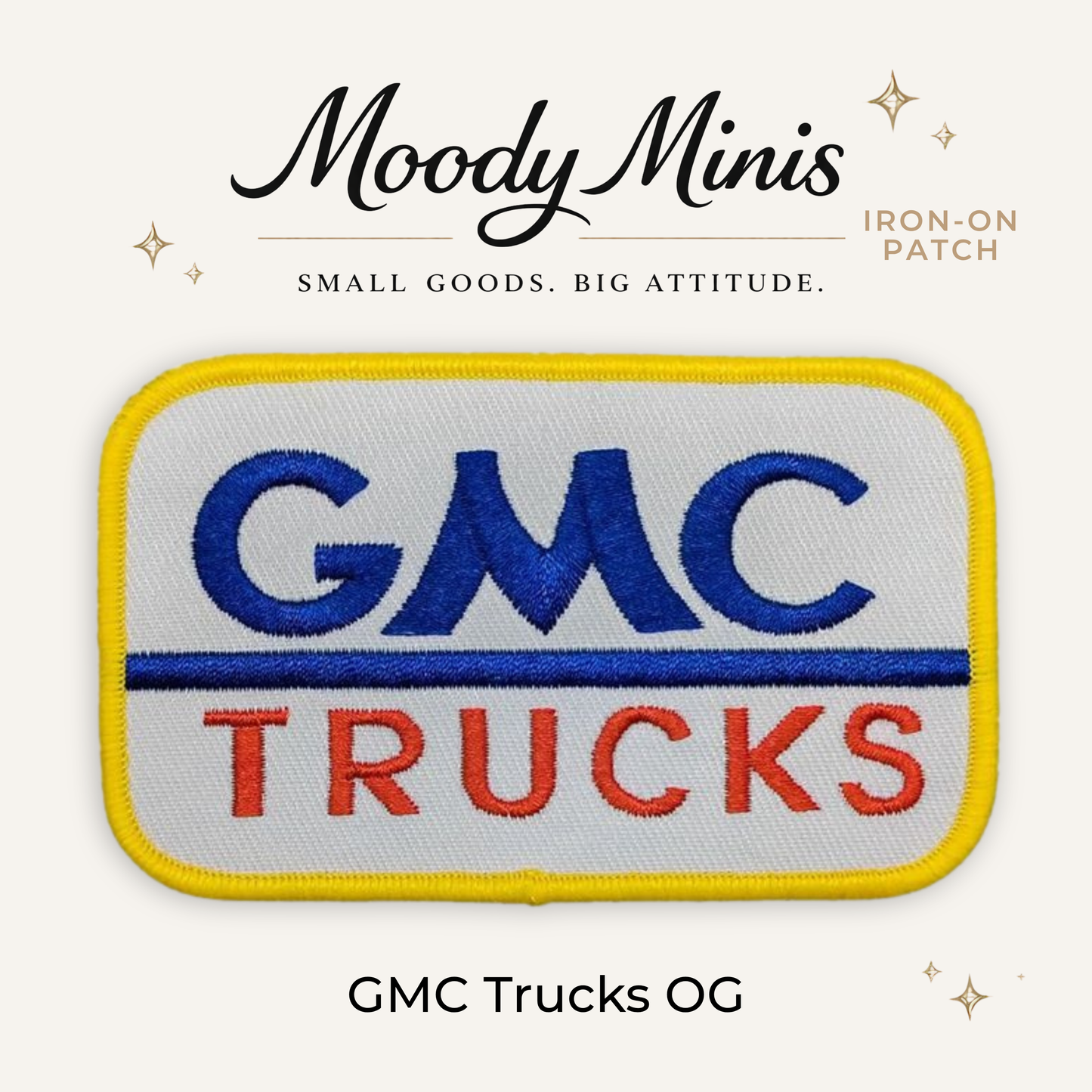 GMC Trucks OG Embroidered Patch- RTS