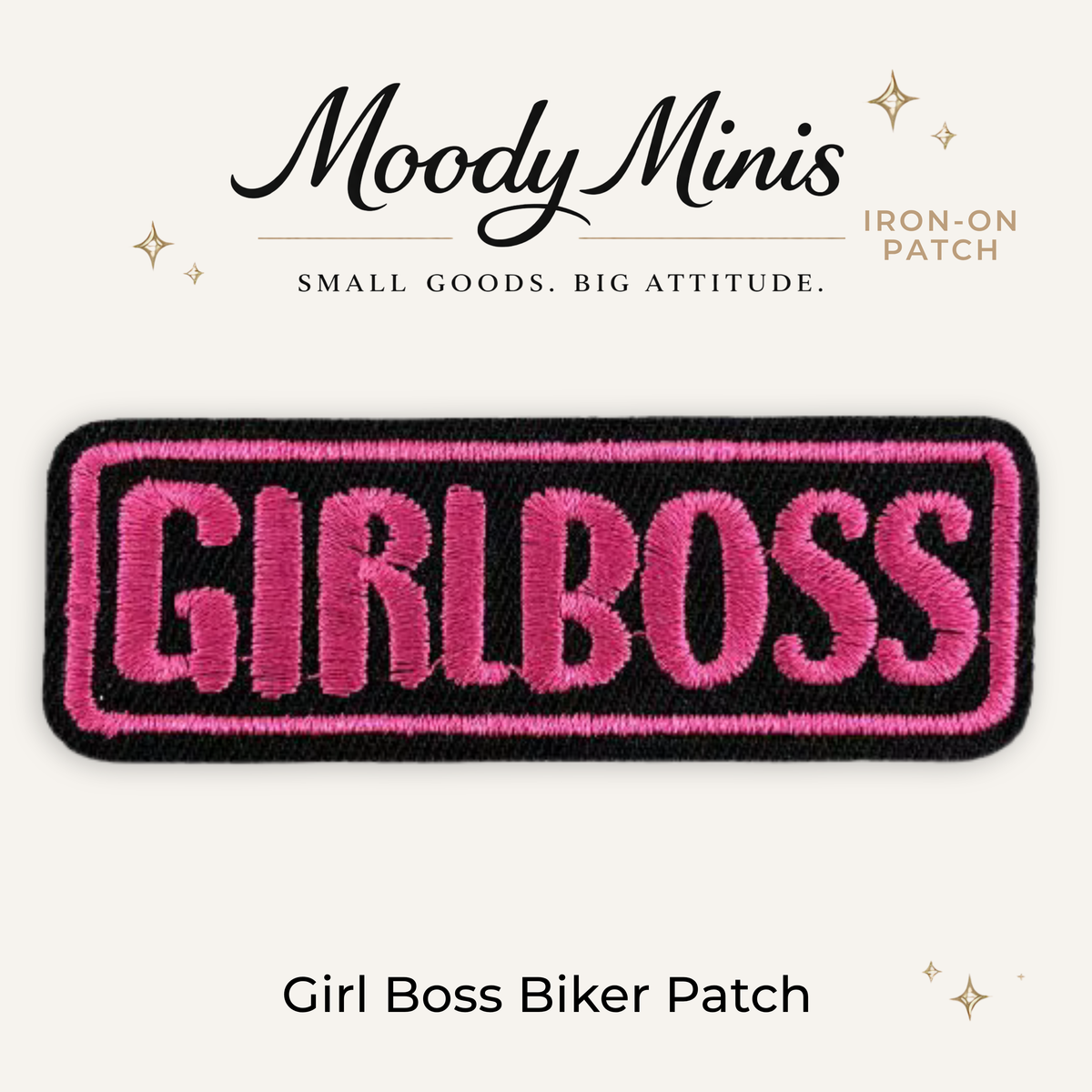Girl Boss Biker Patch Embroidered Patch
