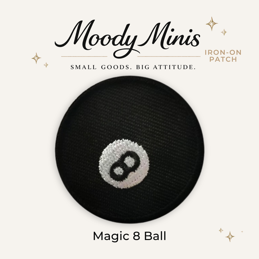 Magic 8 Ball Embroidered Patch- RTS