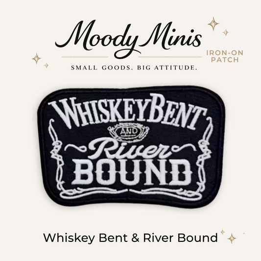 Whiskey Bent Embroidered Patch