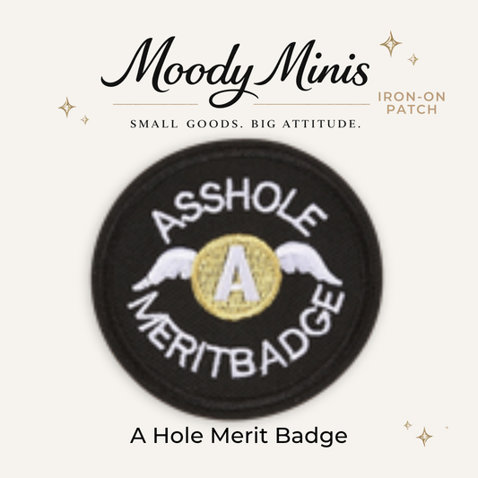 A Hole Merit Badge Embroidered Patch - RTS