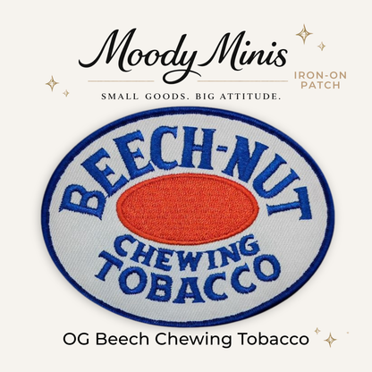 OG Beech Chewing Tobacco Embroidered Patch