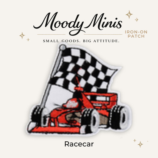 Racecar Embroidered Patch- RTS