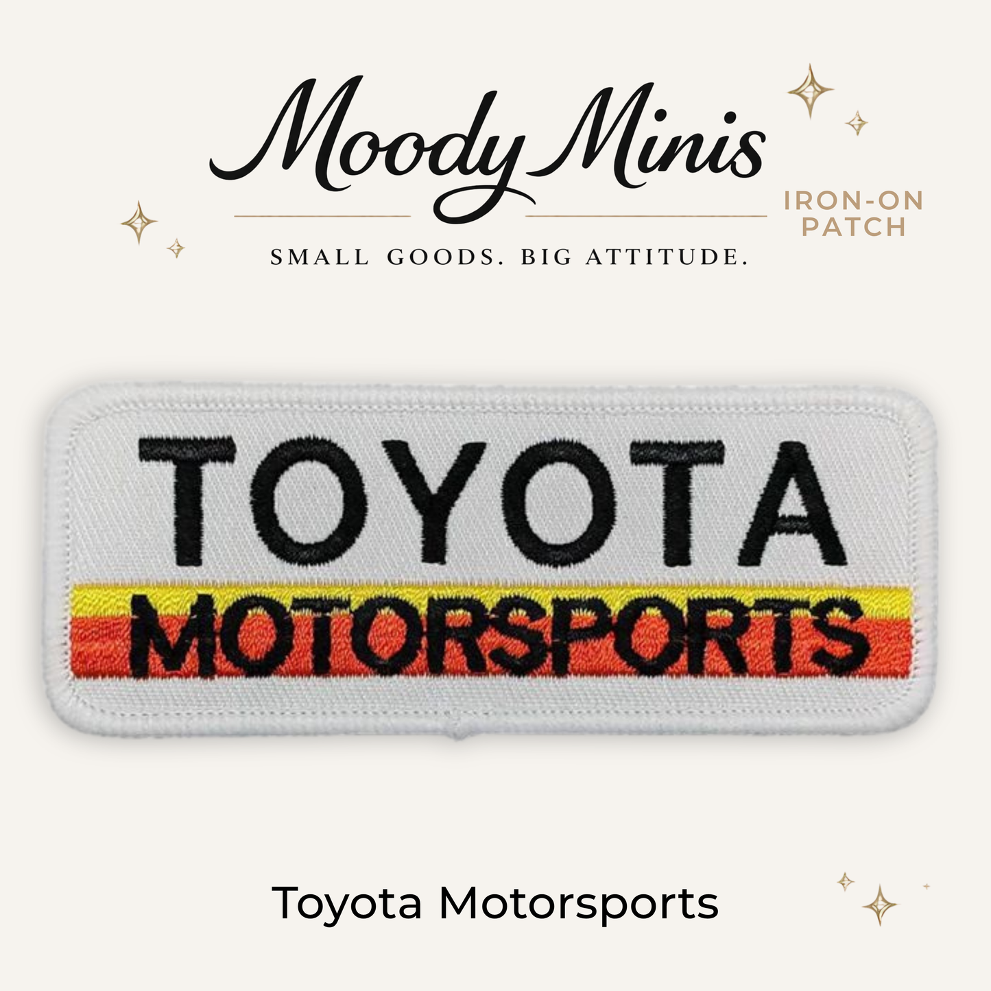 Toyota Motosports OG Embroidered Patch- RTS
