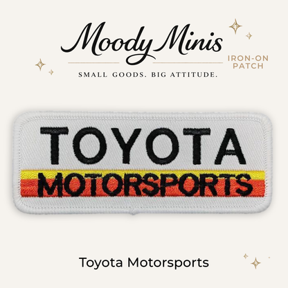 Toyota Motosports OG Embroidered Patch- RTS