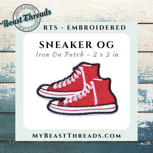 Sneakers OG Embroidered Patch - RTS