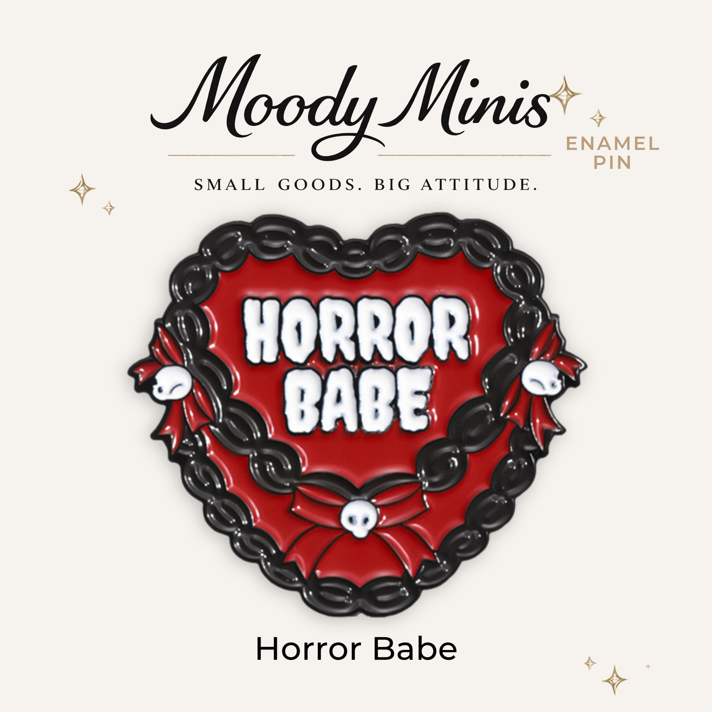 Horror Babe Enamel Pin