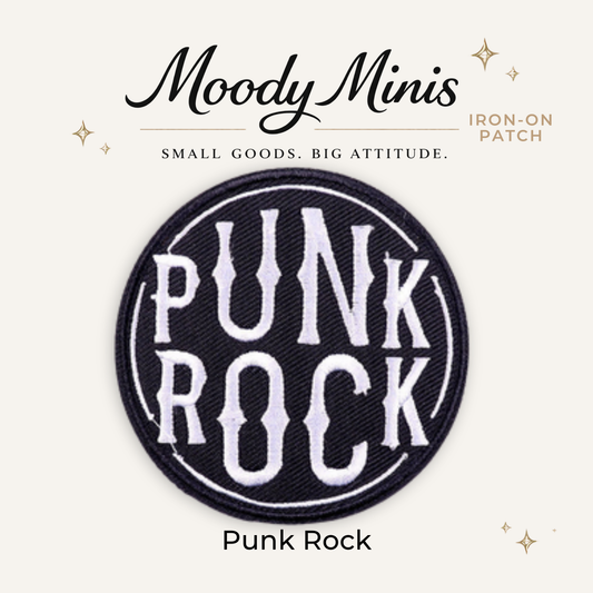 Punk Rock Embroidered Patch - RTS