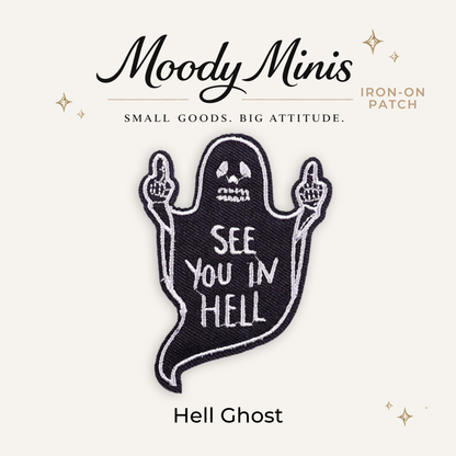 Hell Ghost Embroidered Patch