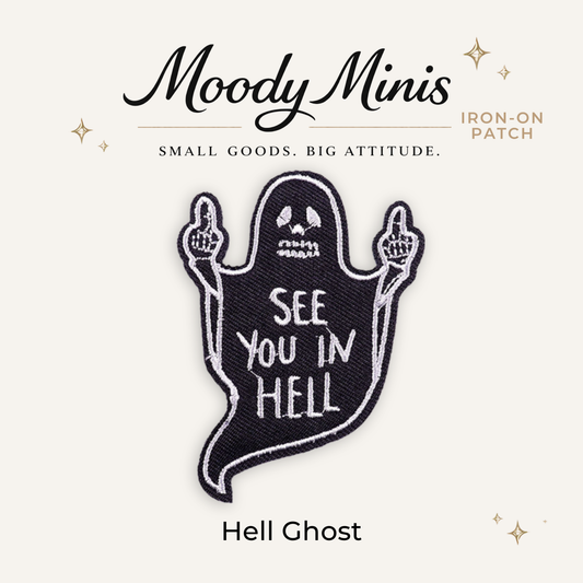 Hell Ghost Embroidered Patch