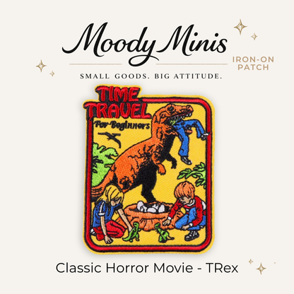 Classic Horror Movie TRex Embroidered Patch